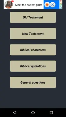 The bible quiz game android App screenshot 2