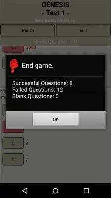 The bible quiz game android App screenshot 7